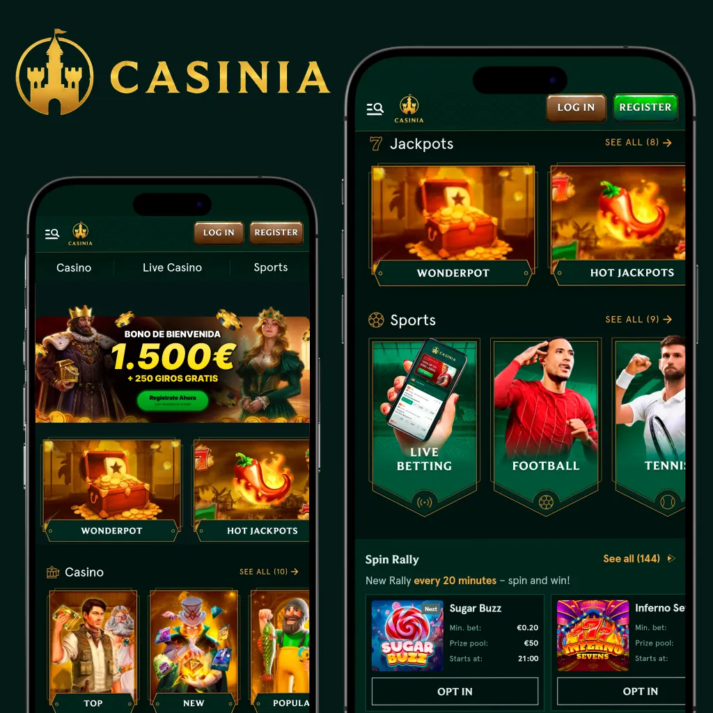 Login-Casinia
